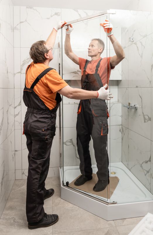 Shower Door Glass Installation