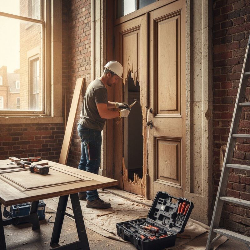 Porch Door Repair in Conroe, TX