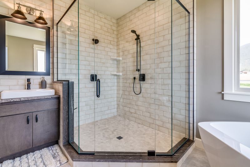 Inside Shower Glass Features