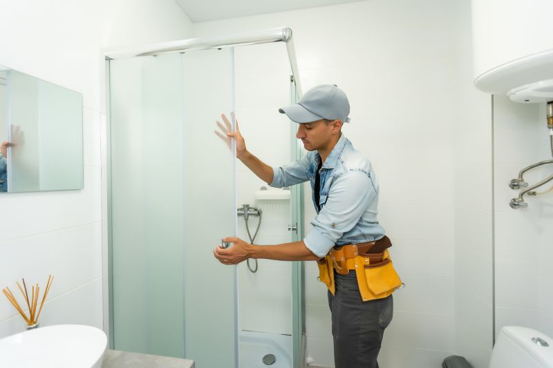 Local Shower Door Glass Installation pros at work